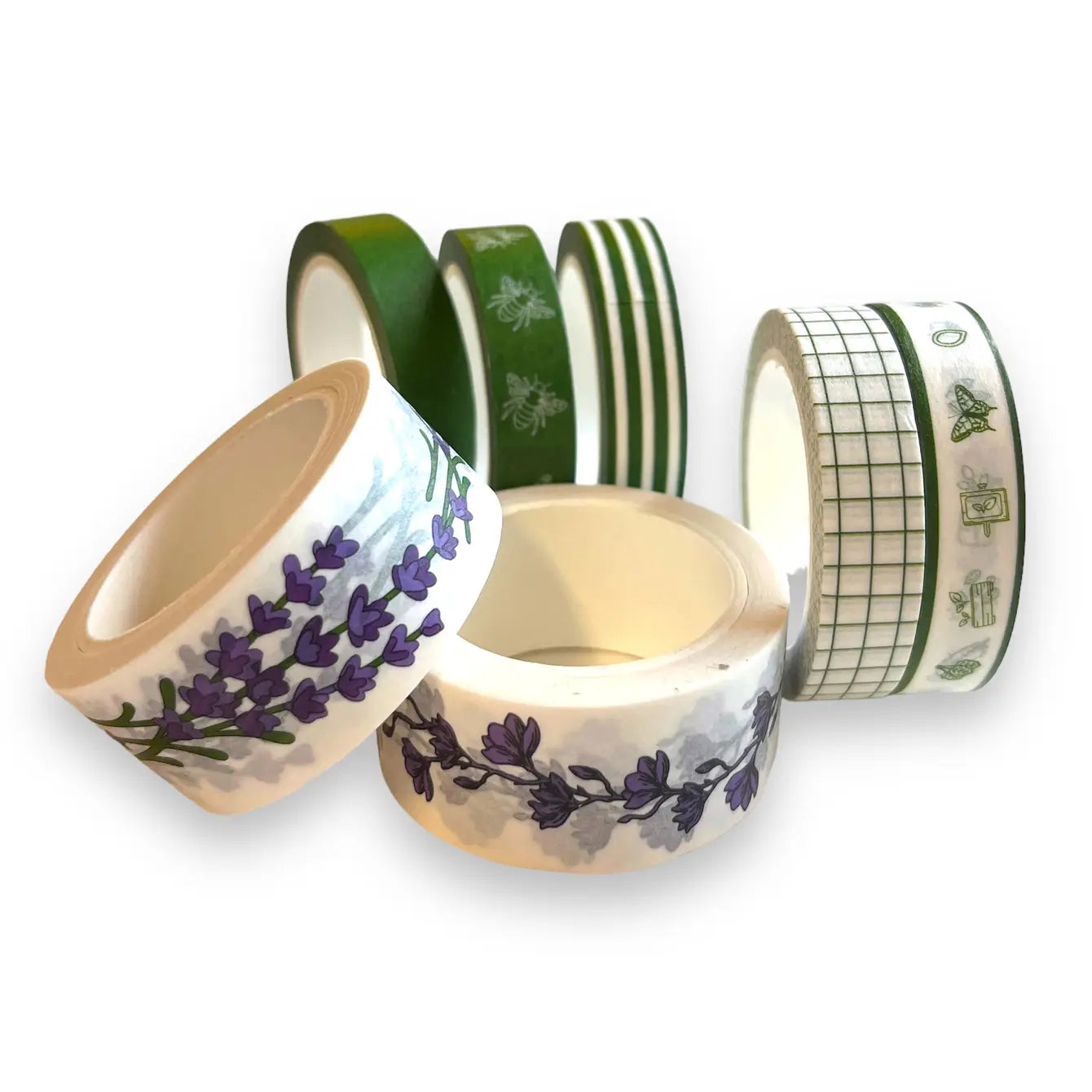 Gardener's Washi Tape Crafting and Scrapbooking Set 7pc 10m