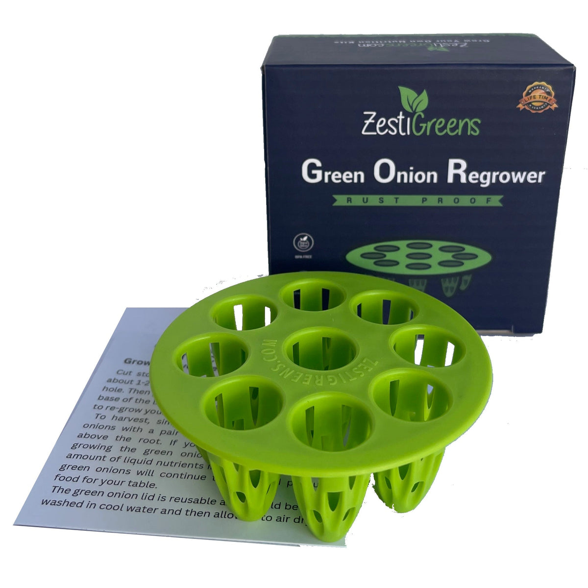 Green onion regrower with lid