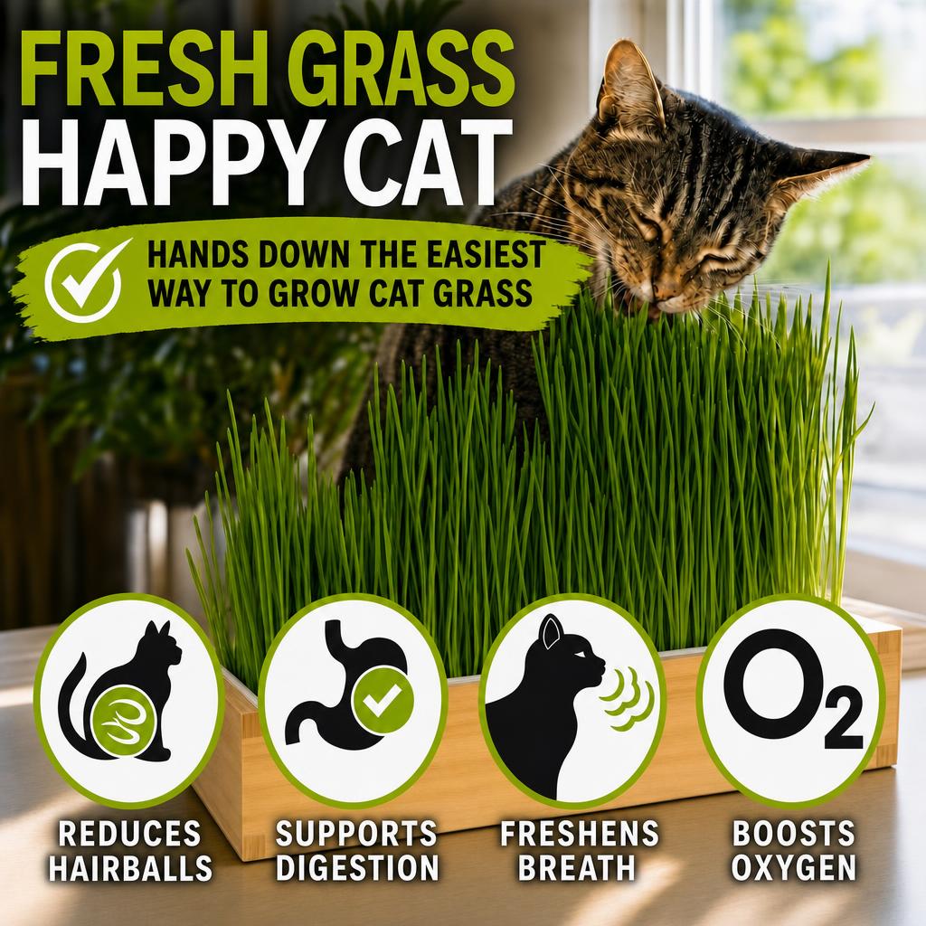 Cat grass for indoor cats – photo 7 of 8