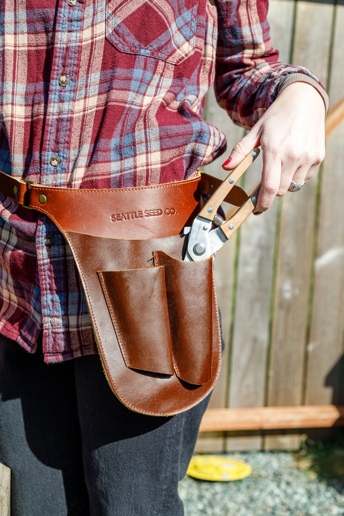 Harvest Essentials Gardener's Tool Belt Genuine Leather