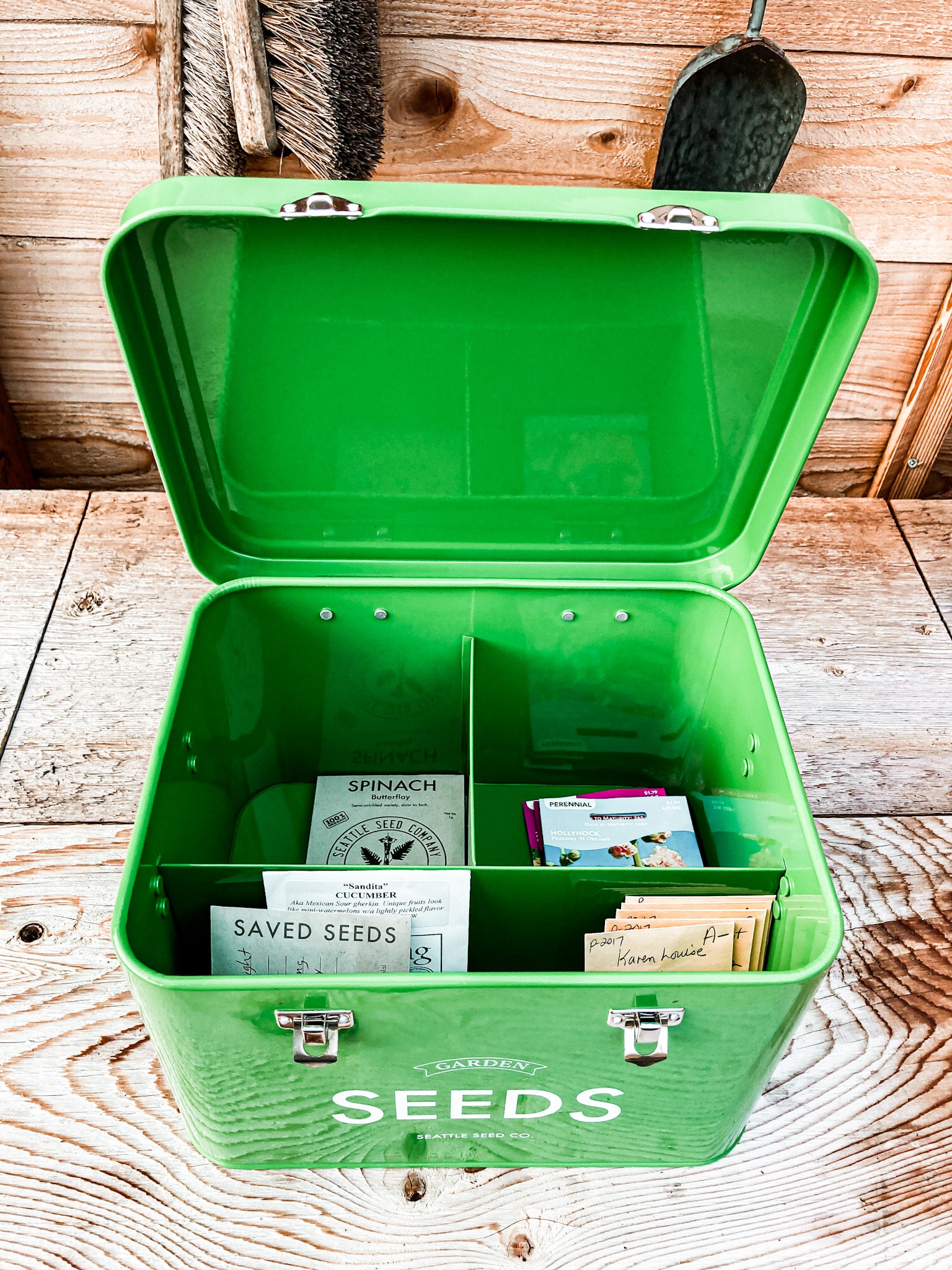 garden seed storage tin Deluxe Seed Saving Box – Seattle Seed Company