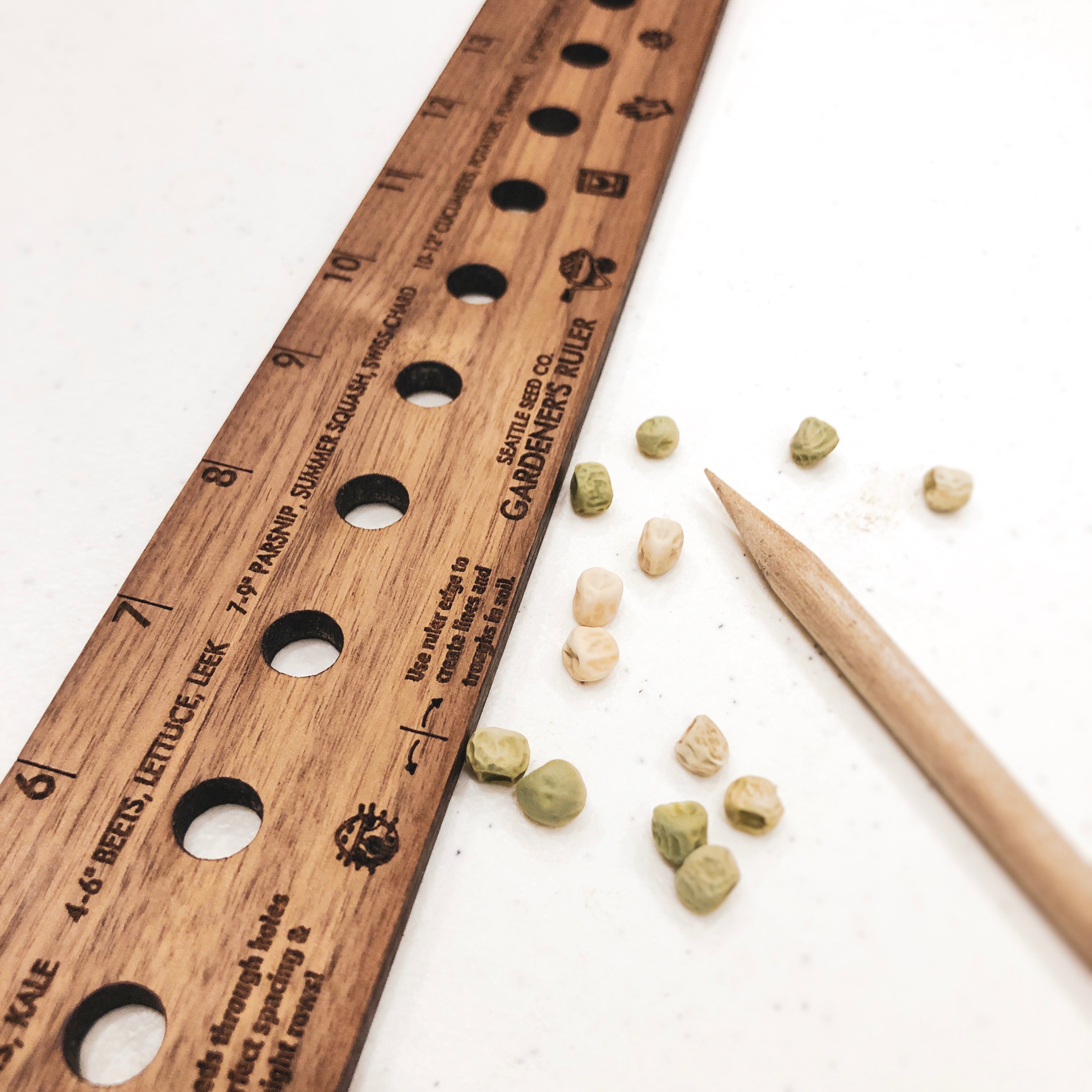 Level Ruler Transplant Gardener's Ruler – Seattle Seed Company