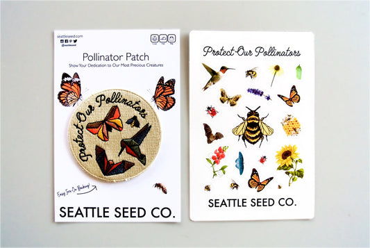 Pollinator Pride Patch and Sticker Kit